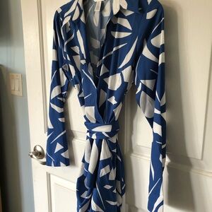 London Times Women’s Blue Midi Dress - New with Tags